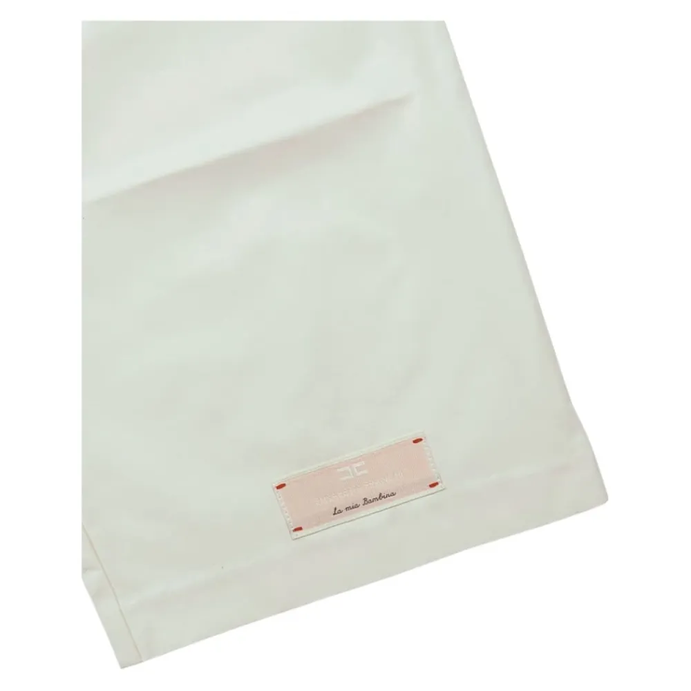 Butterfarbene High-Waist Schlaghose>Elisabetta Franchi Online