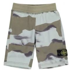 Camo Dis. Desert Jersey Bermuda Shorts>Stone Island Outlet