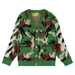 Camouflage Woll-Cardigan>Off White New
