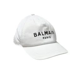 Cappello da baseball regolabile con logo stampato>Balmain Clearance