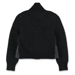 Cardigan mit gesteppter Vorderseite><noscript><img width=