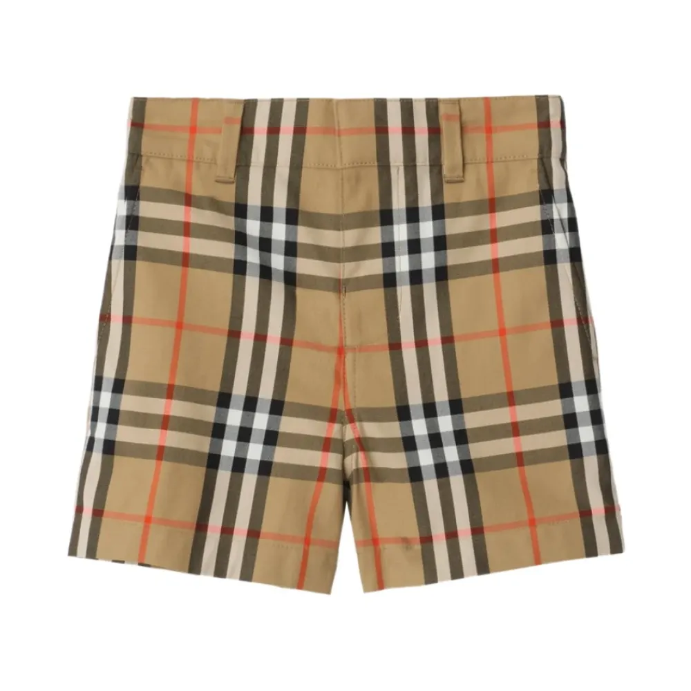 Check Cotton Shorts>Burberry Online