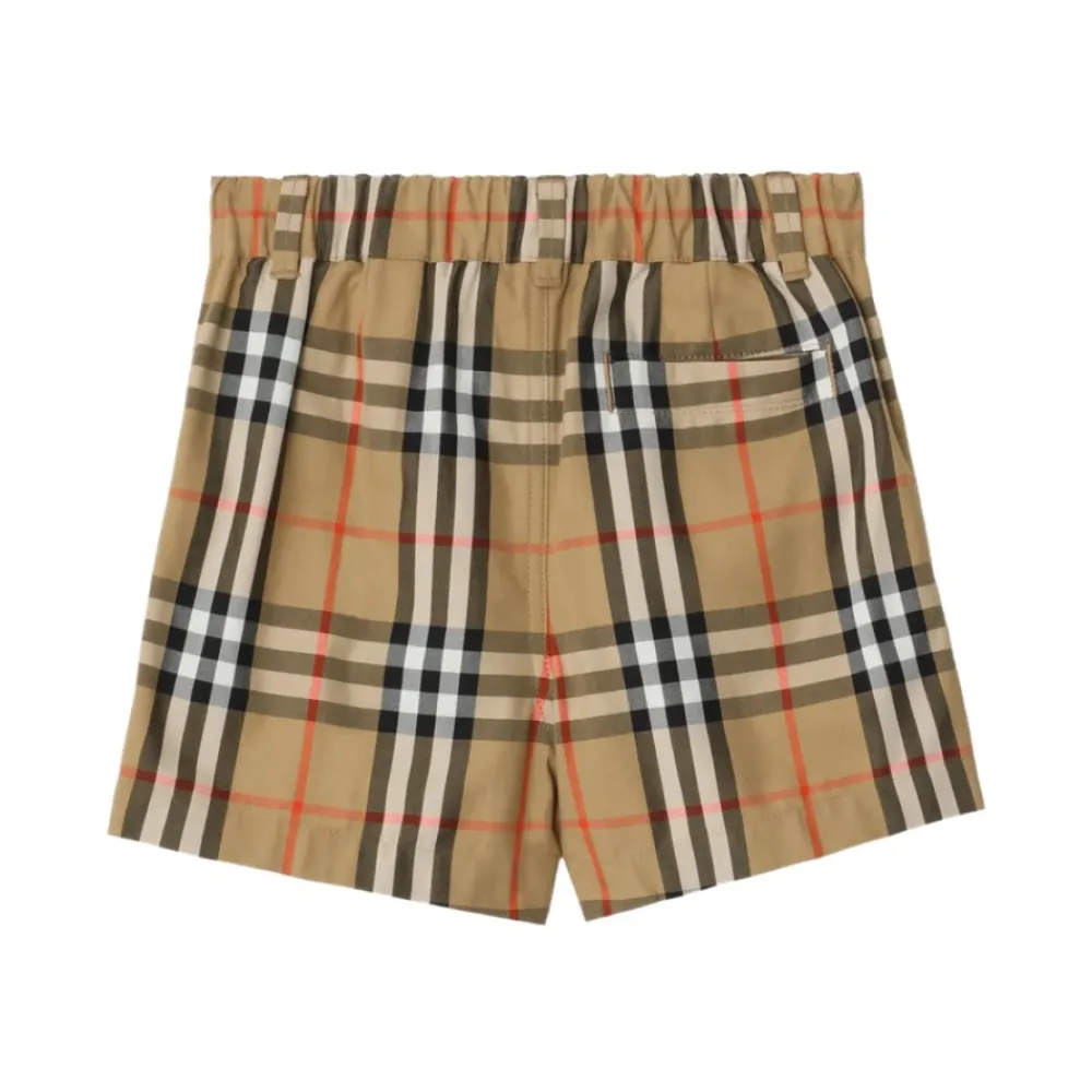 Check Cotton Shorts>Burberry Online