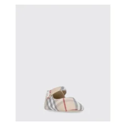 Checked Cotton Shoes>Burberry Sale