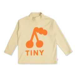 Cherry Graphic Rib Mockneck>Tinycottons Online