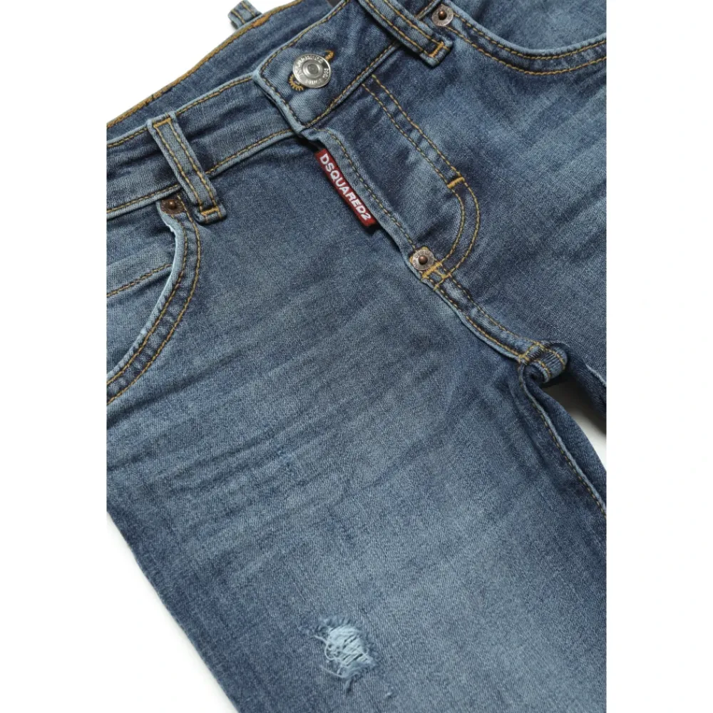 Cool Girl Skinny Jeans mit Front-Rissen>Dsquared2 Outlet