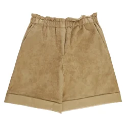 Cord Mädchen Shorts Elastischer Bund Logo>Moncler