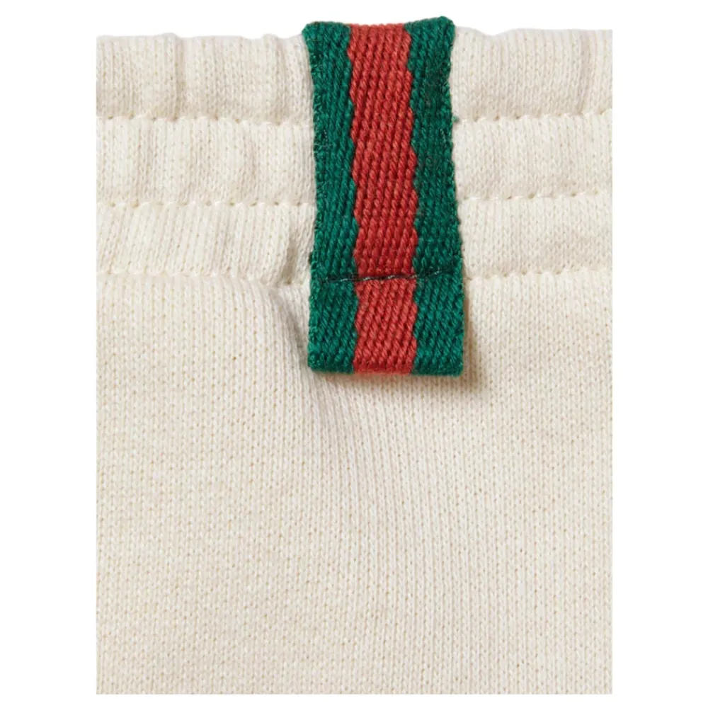 Cremefarbene Baumwoll-Slip-On-Hose>Gucci Discount