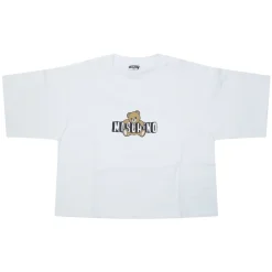 Crop Logo T-Shirt>Moschino Discount