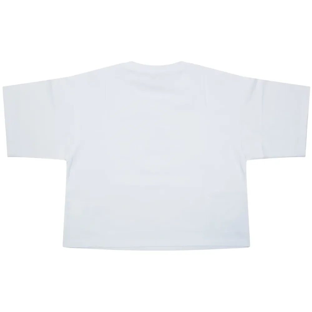 Crop Logo T-Shirt>Moschino Discount