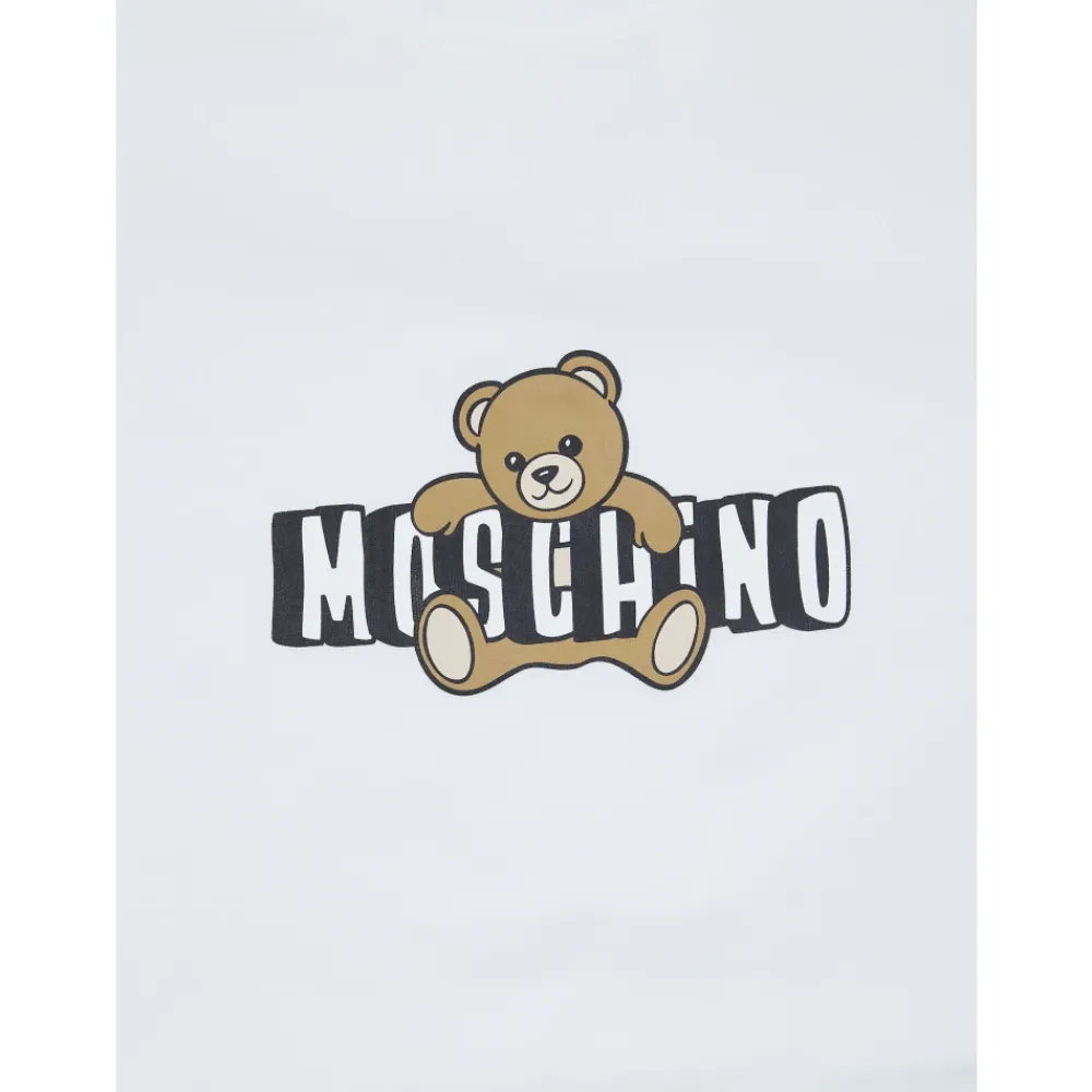 Crop Logo T-Shirt>Moschino Discount