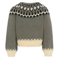 Crop Sweater mit nordischem Motiv>Chloé Clearance