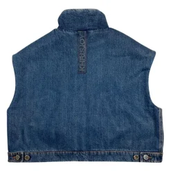 Cropped Denim Vest>Khrisjoy Outlet