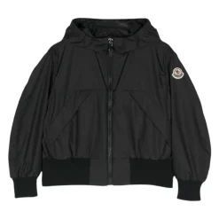Cropped Jacke mit Logo-Applikation>Moncler