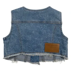 Cropped Jeansweste>Philosophy di Lorenzo Serafini New