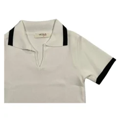 Cropped Polo Shirt><noscript><img width=