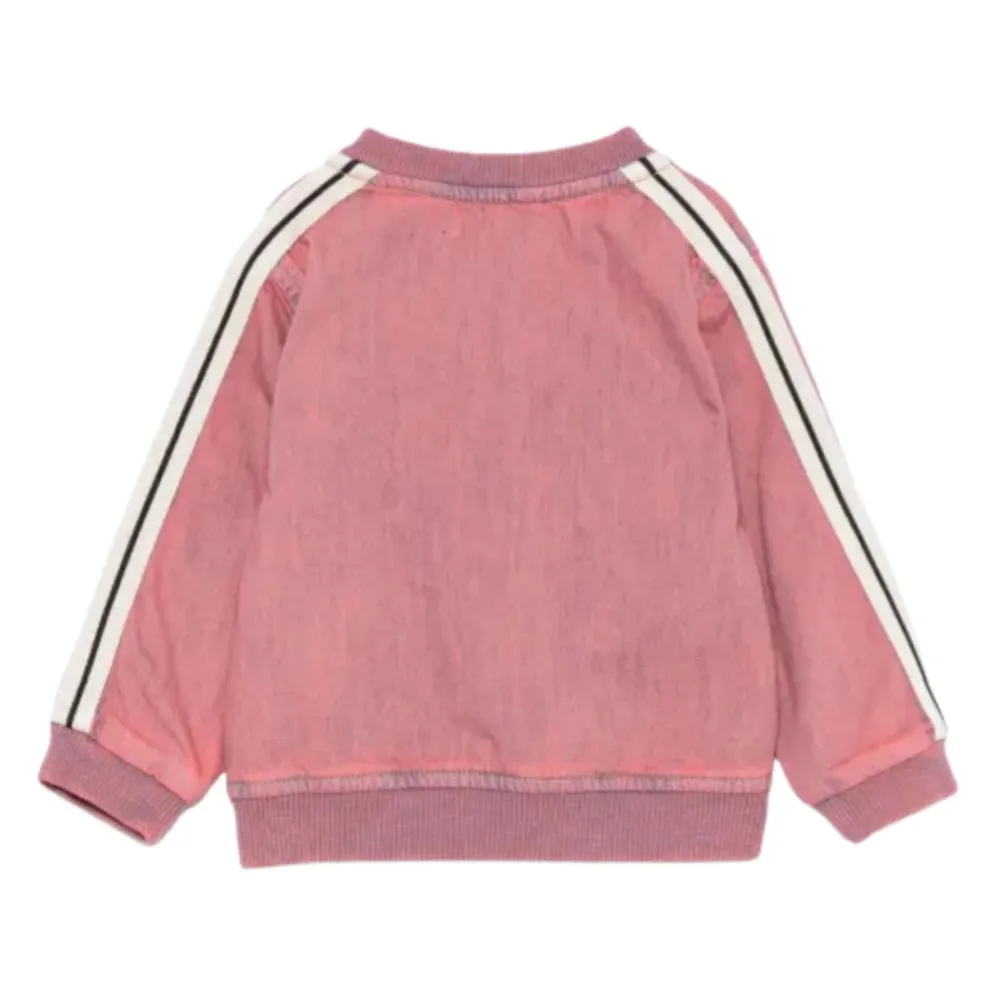 Denim Bomberjacke mit Logo-Print>Palm Angels Outlet