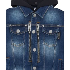 Denim Oversize Jacket LS Racing Club><noscript><img width=