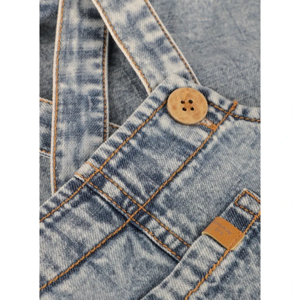 Denim Shortoverall für Kinder>Lil' Atelier