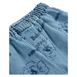 Denim Shorts mit Print><noscript><img width=