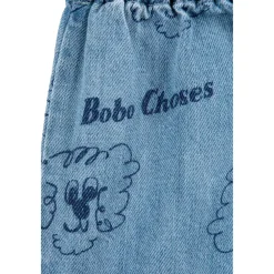 Denim Shorts mit Print><noscript><img width=