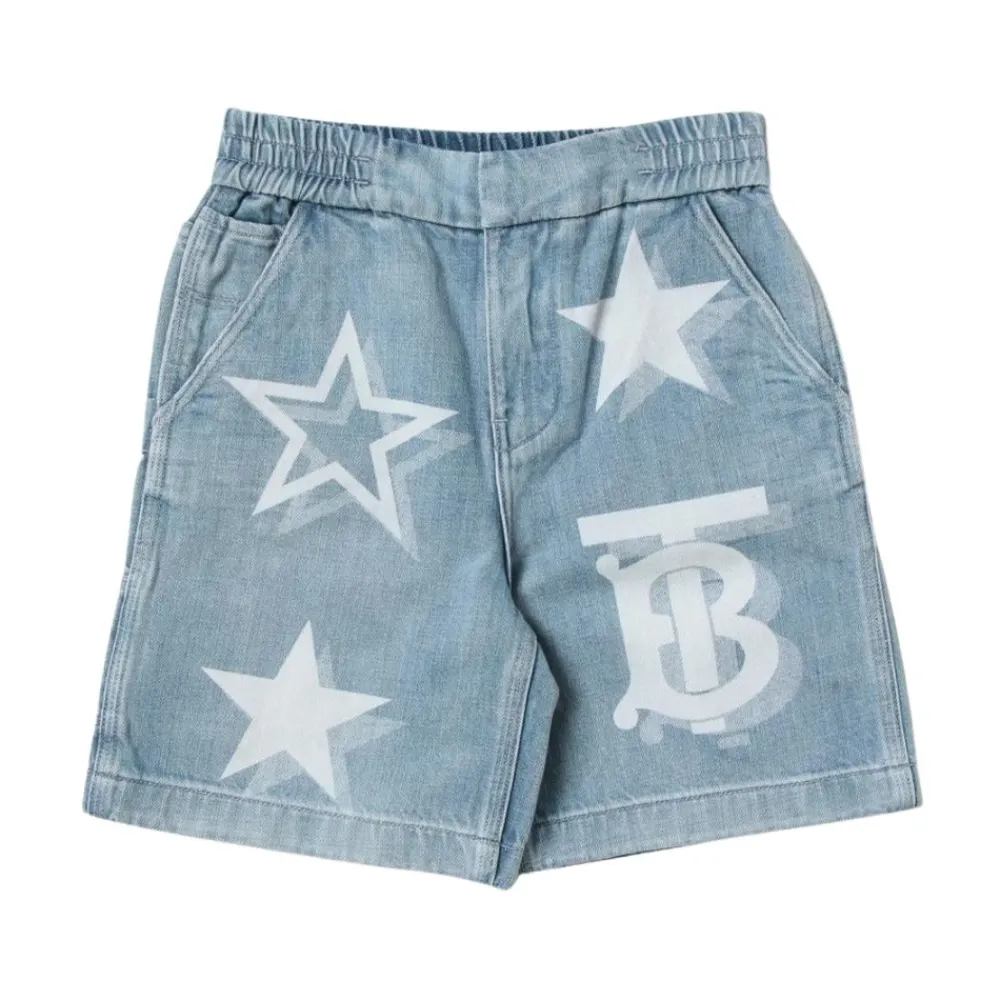 Denim Shorts Star Print>Burberry New