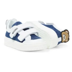 Denim Teddy Bear Sneakers><noscript><img width=
