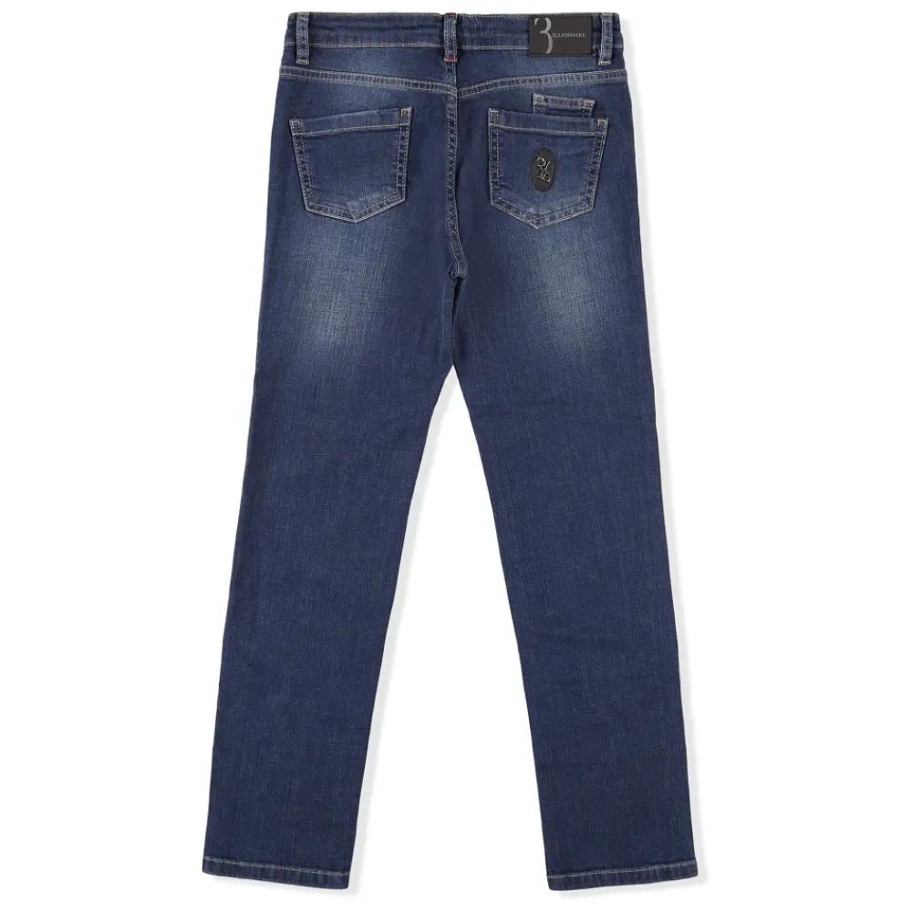 Denim Trousers - Regular Fit Double B>Billionaire Discount