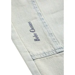 Denim-Hose mit Steppnähten><noscript><img width=