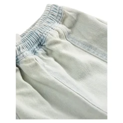 Denim-Hose mit Steppnähten><noscript><img width=