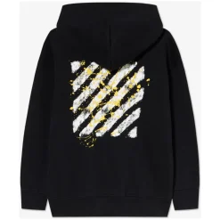 Diagonal Splat Hoodie>Off White Outlet