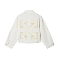 Diagonale Bookish Denim Jacke>Off White Clearance