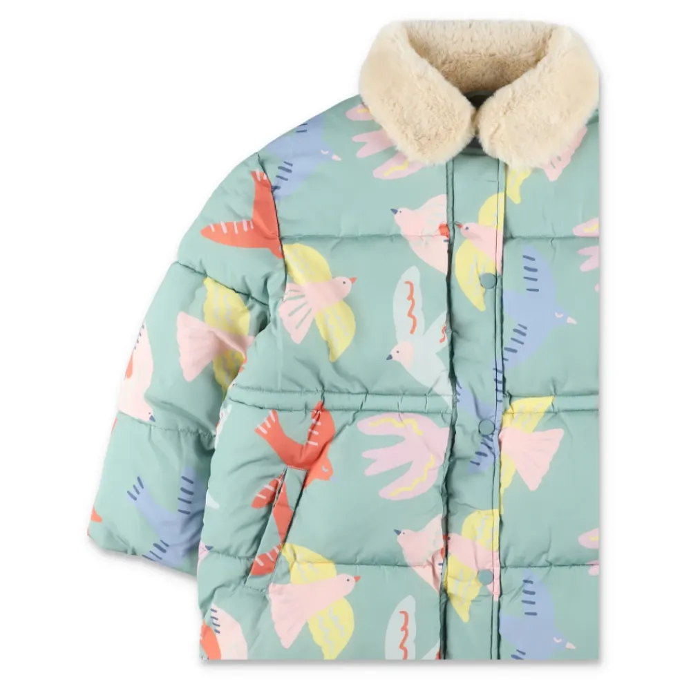 Dove Print Steppmantel Grün>Stella McCartney Clearance