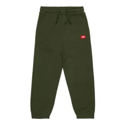 Dunkele Baumwoll-Sweatpants mit gesticktem Logo>Diesel Hot