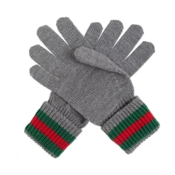 Dunkelgrüne gerippte Webjacke>Gucci Outlet