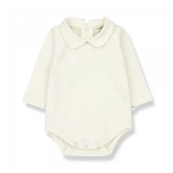 Ecru Baumwolle Peter Pan Kragen Top>1 + IN THE FAMILY Outlet