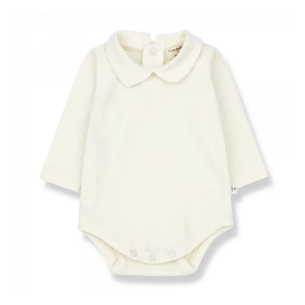 Ecru Baumwolle Peter Pan Kragen Top>1 + IN THE FAMILY Outlet