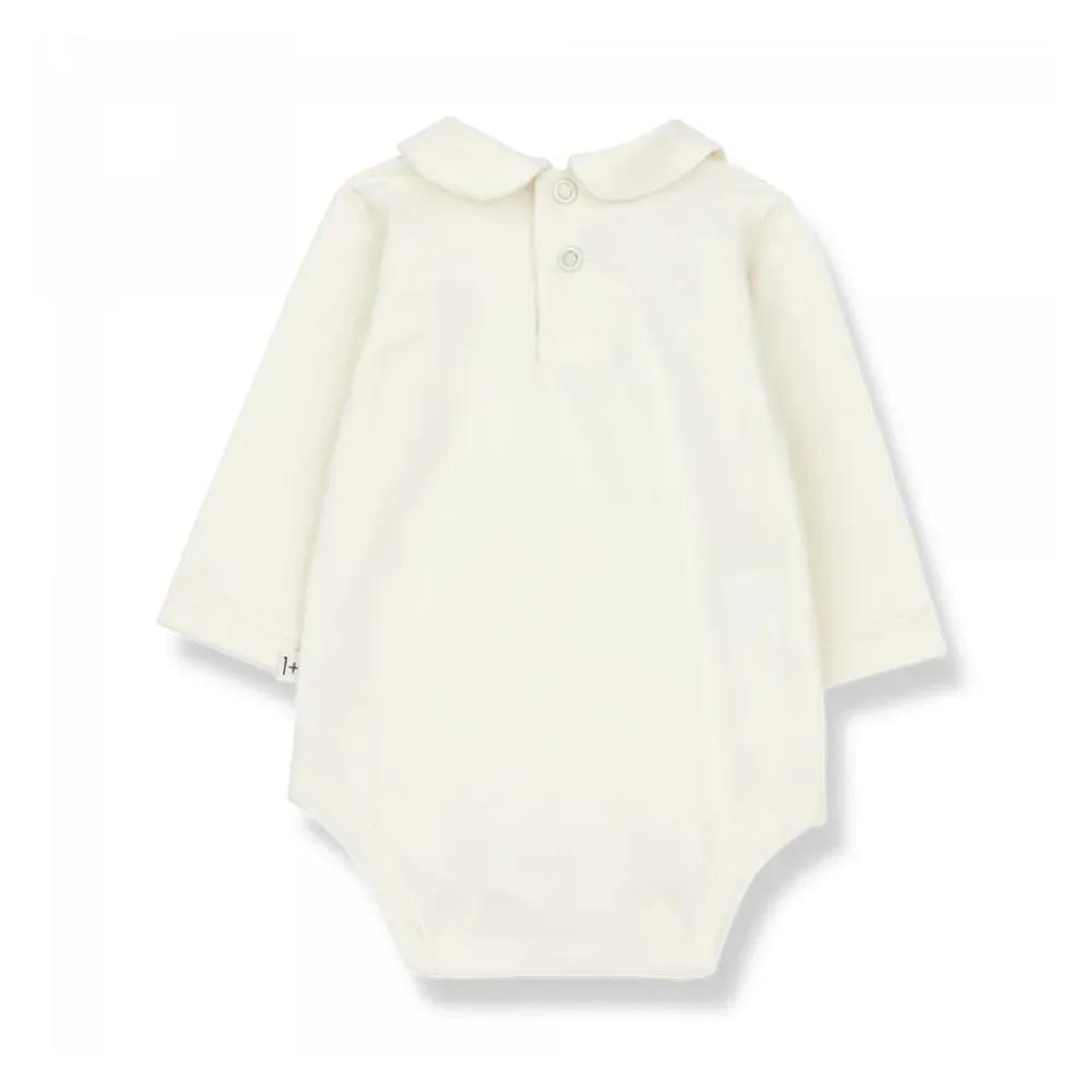 Ecru Baumwolle Peter Pan Kragen Top>1 + IN THE FAMILY Outlet