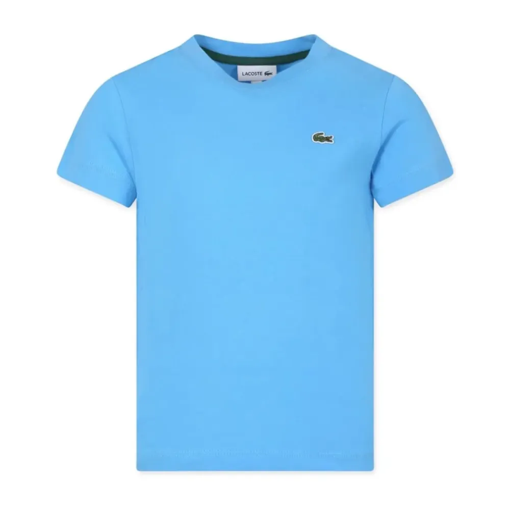 Einfaches T-Shirt aus Baumwolljersey>Lacoste Discount