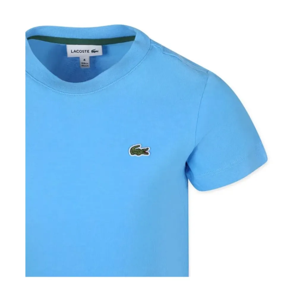 Einfaches T-Shirt aus Baumwolljersey>Lacoste Discount