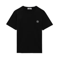 Einfarbiges Baumwoll-T-Shirt mit Rundhalsausschnitt>Stone Island Hot