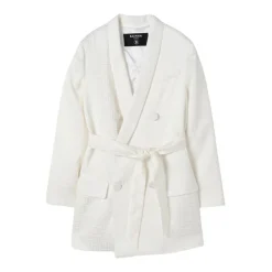 Elegant Double-Breasted Belted Blazer>Balmain Hot