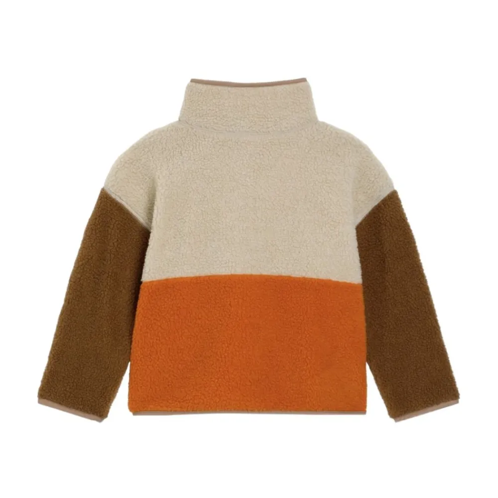 Farbblock Fleecejacke Braun>Dolce & Gabbana New