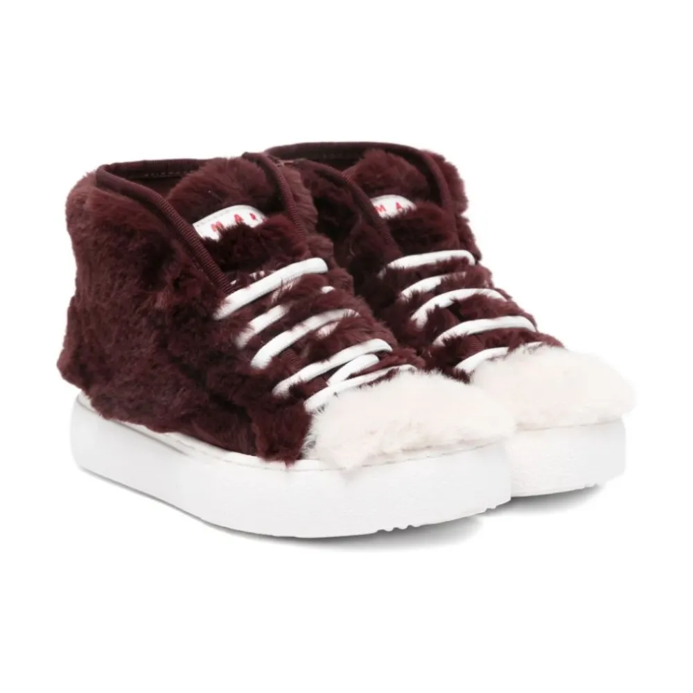 Faux-Fur Sneakers>Marni Discount