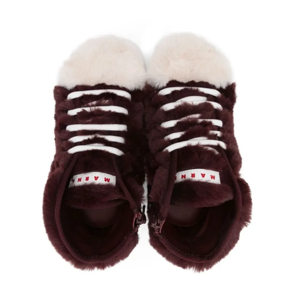 Faux-Fur Sneakers>Marni Discount