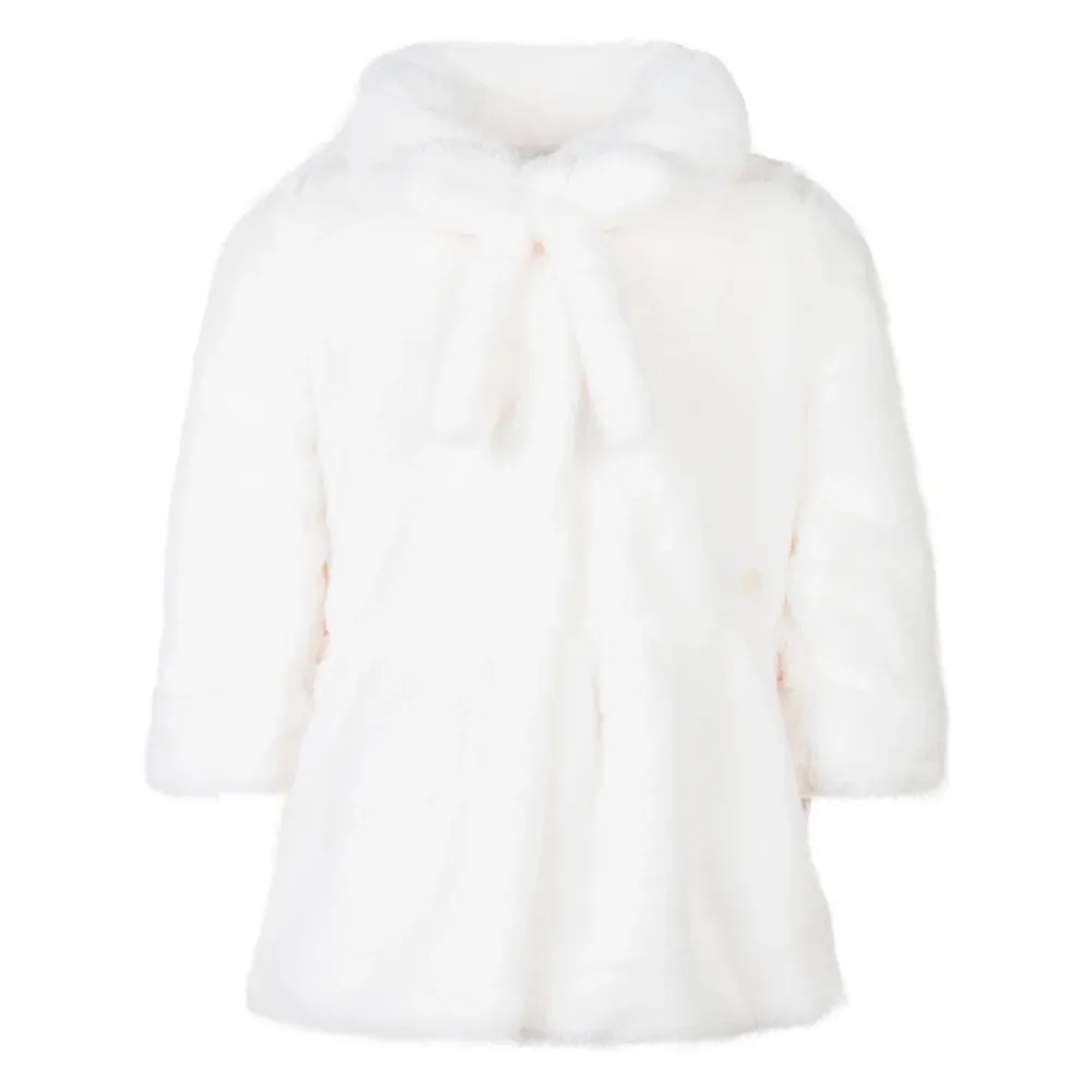 Fellmantel mit Schleife>Monnalisa Best