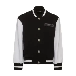 Felpa con logo applicato>Balmain Sale