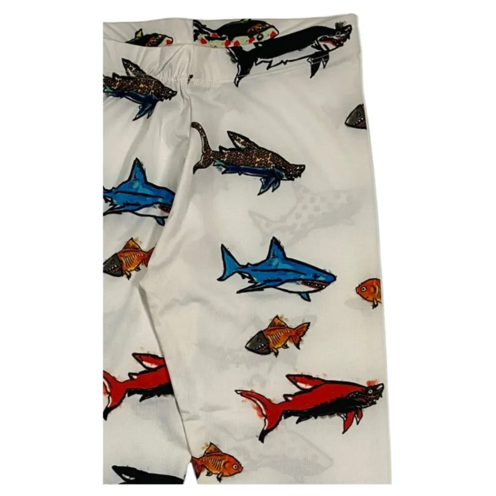 Figurbetonte Leggings>WHITE New