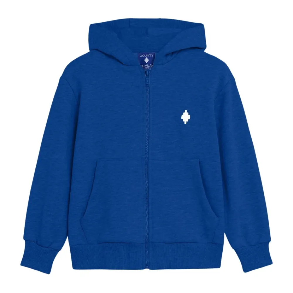 Fleece Zip Hoodie>Marcelo Burlon Online