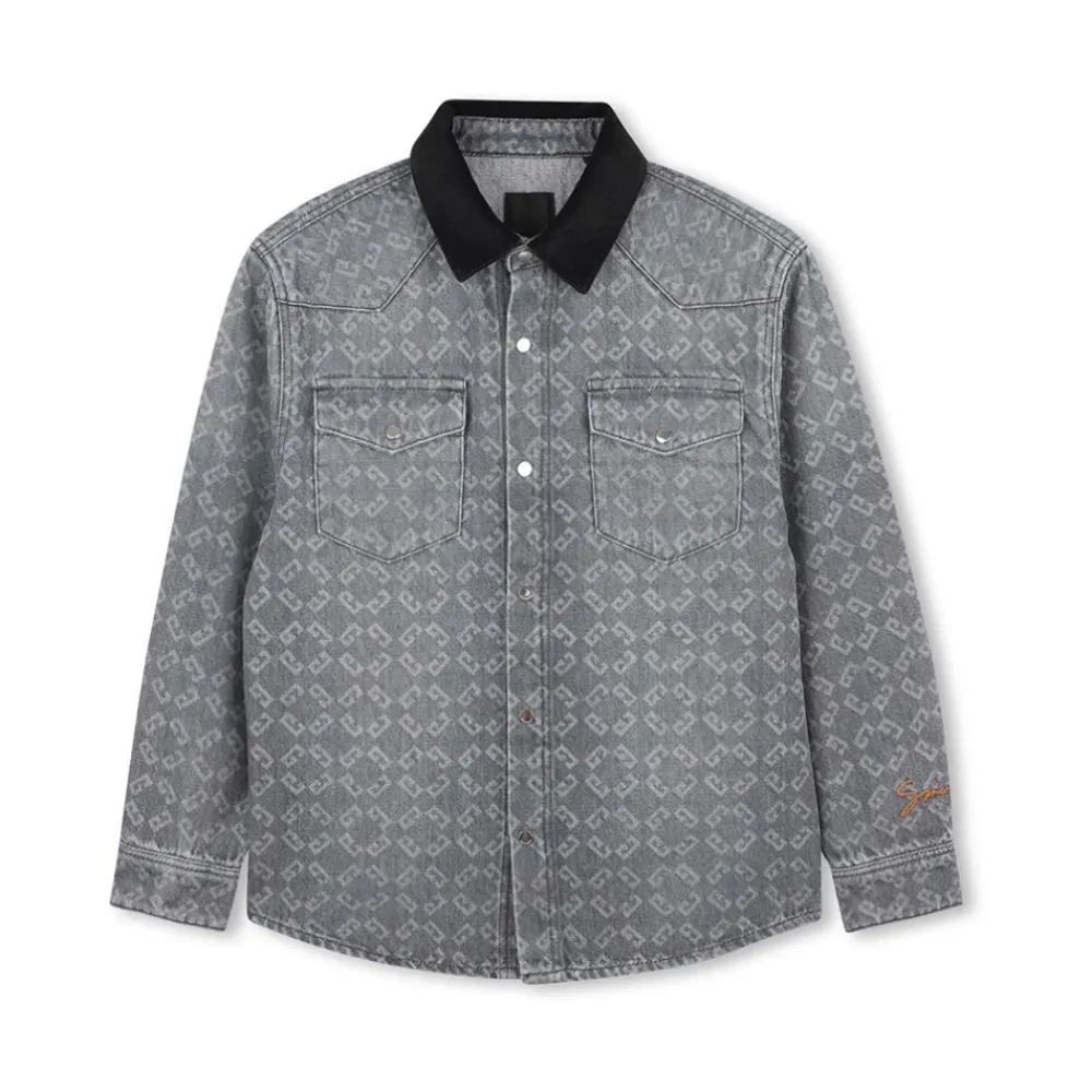 4G Denim Overshirt>Givenchy Sale